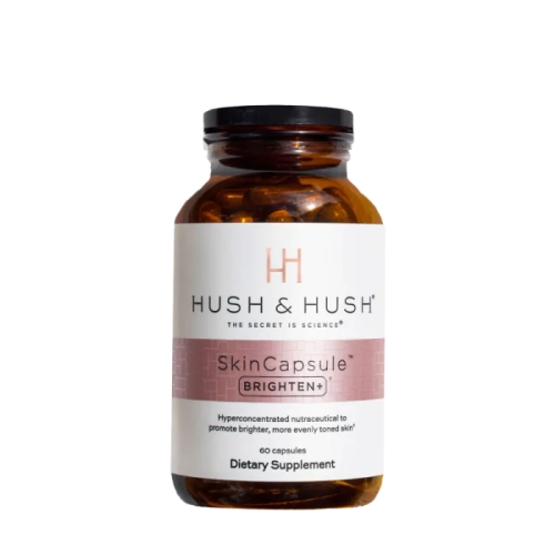 Hush &amp; Hush SkinCapsule BRIGHTEN+ Suplement na Przebarwienia Wegański Rozjaśnienie Skóry 60 kapsułek