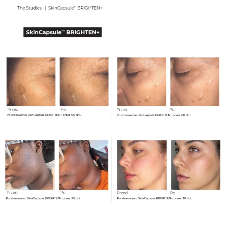 Hush &amp; Hush SkinCapsule BRIGHTEN+ Suplement na Przebarwienia Wegański Rozjaśnienie Skóry 60 kapsułek