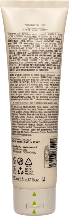 Previa Green Walnut Pielęgnacja Podkreślająca Kolor i Blask Włosów 150ml