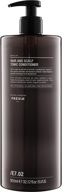 Previa Extra Life E7.02 Odżywka Tonizująca do Włosów i Skóry Głowy 950ml