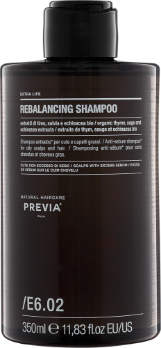 Previa Extra Life E6.02 Szampon Seboregulujący do Tłustej Skóry Głowy 350ml