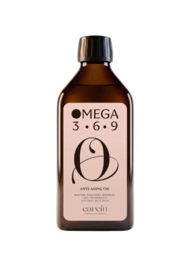 Carein Omega 3-6-9 Anti-Aging oil Olej dla skóry dojrzałej i na menopauzę 250 ml