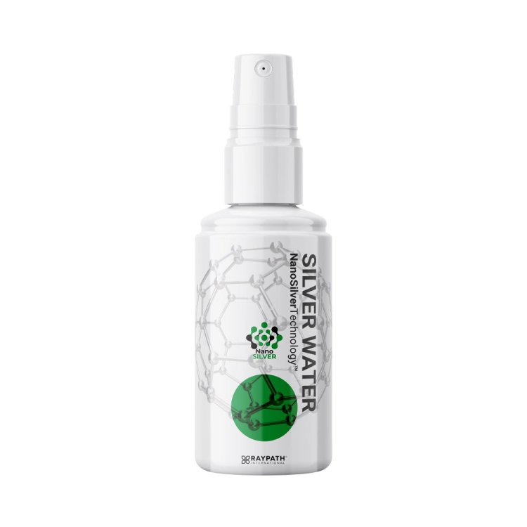 Raypath Woda z Mikrosrebrem 50 ml do Codziennej Pielęgnacji Skóry