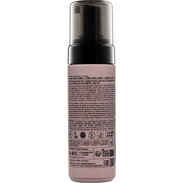 Previa Curl Friends C.04 Curl Definer Pianka Zwiększająca Objętość Włosów 150 ml