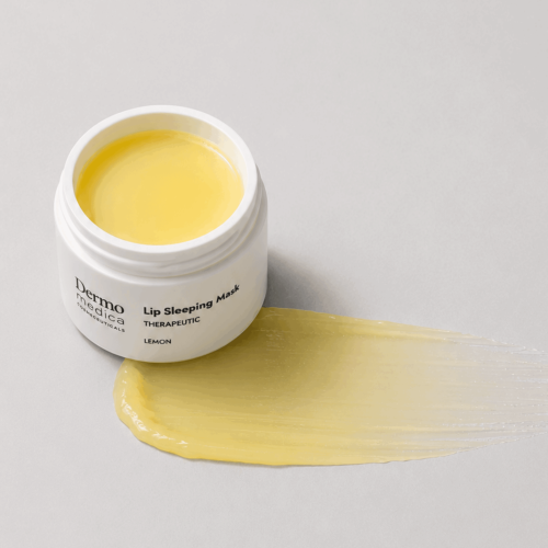 Dermomedica Lip Sleeping Mask Lemon 14g – Cytrynowa Maska do Ust na Noc, Intensywna Regeneracja
