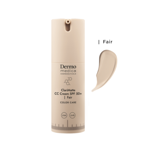 Dermomedica ClariMatte CC Cream SPF 50 Fair 30ml – Matujący Krem Korygujący z Wysoką Ochroną
