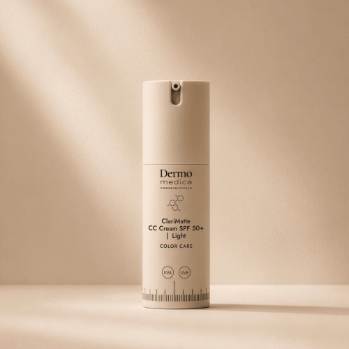 Dermomedica Clarimatte CC Cream SPF 50 Light 30ml – Matujący Krem CC o Bardzo Wysokiej Fotoochronie