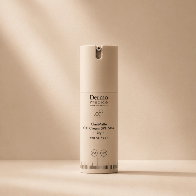 Dermomedica Clarimatte CC Cream SPF 50 Light 30ml – Matujący Krem CC o Bardzo Wysokiej Fotoochronie