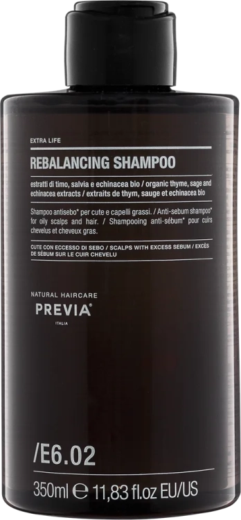 PREVIA  Extra Life E6.02 Szampon seboregulujący do tłustej skóry głowy 350ml