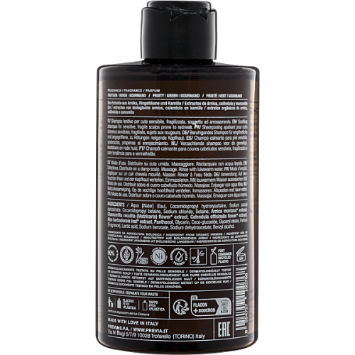 PREVIA natural haircare Extra Life E5.02 Kojący szampon do wrażliwej skóry głowy 350ml