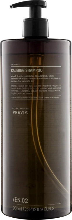 PREVIA natural haircare Extra Life E5.02 Kojący szampon do wrażliwej skóry głowy 950ml