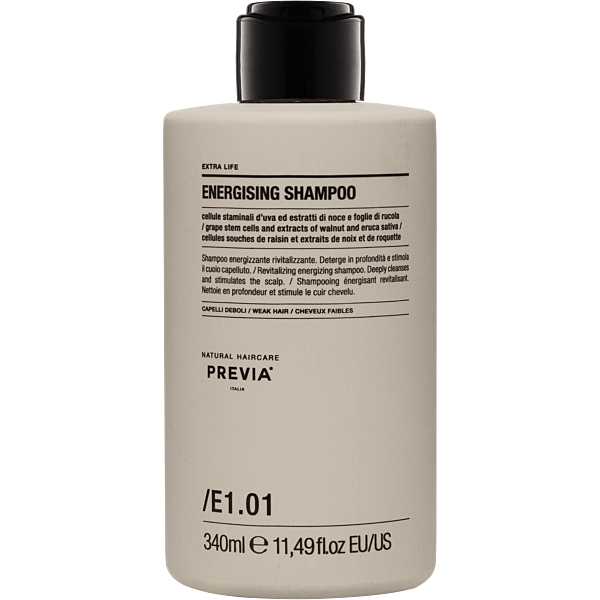 PREVIA natural haircare E1.01 Energy Szampon 340 ml