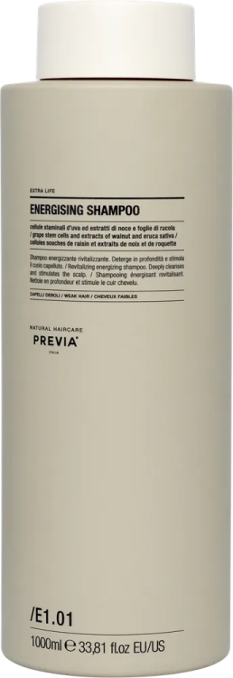 PREVIA natural haircare E1.01 Energy Szampon 1000ml