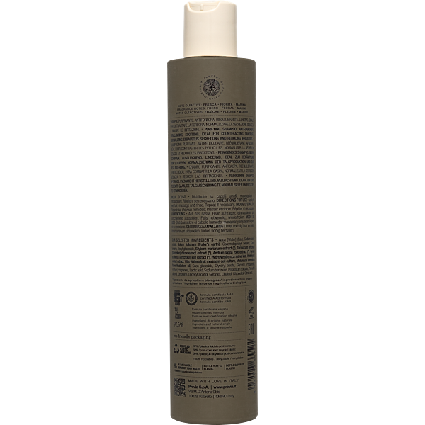 PREVIA natural haircare  TeaTreeOil &amp; GreenClay Szampon oczyszczający 250ml
