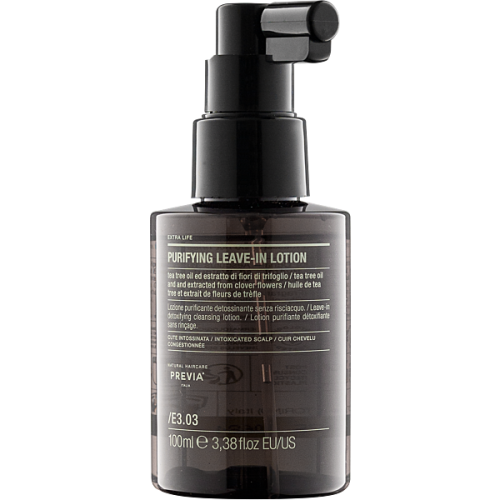 PREVIA Natural Haircare E3.03 Purifying Detox Lotion – Oczyszczający lotion bez spłukiwania do skóry głowy 100ml