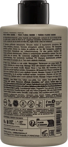 PREVIA Natural Haircare E3.01 Purifying Detox Shampoo – Szampon detoks oczyszczający 340ml