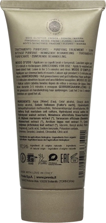 PREVIA Natural Haircare Purifying – Kuracja oczyszczająca włosy i skórę głowy 60ml