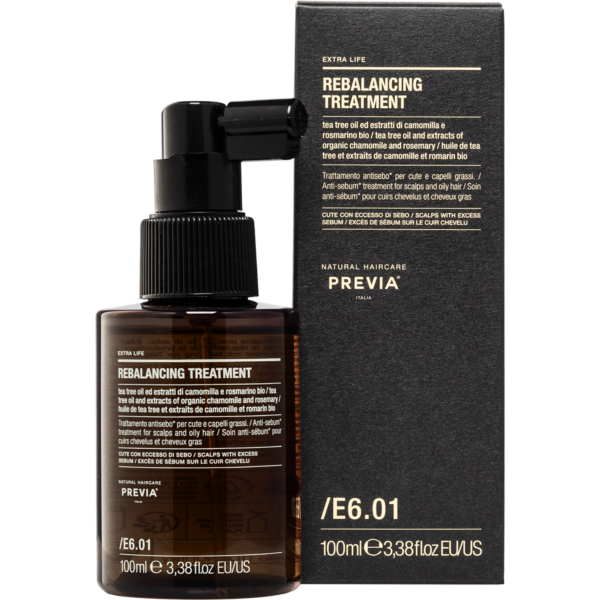 PREVIA Natural Haircare E6.01 Pielęgnacja seboregulująca do tłustej skóry głowy 100ml