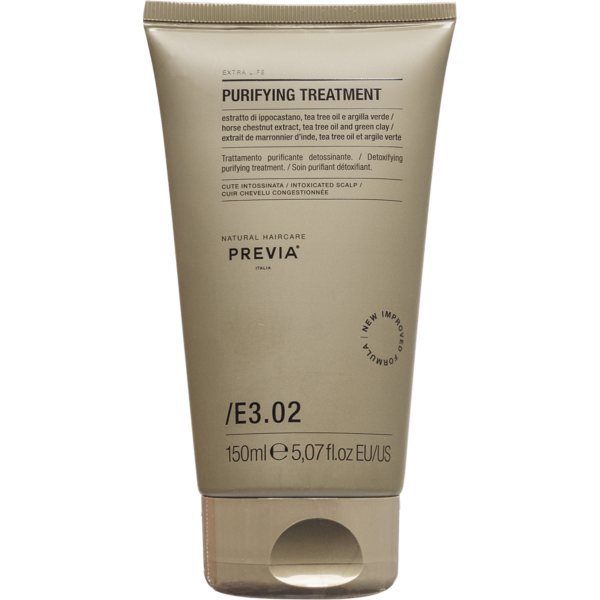 PREVIA Natural Haircare E3.02 Purifying Detox Treatment – Kuracja-detoks oczyszczająca 150ml