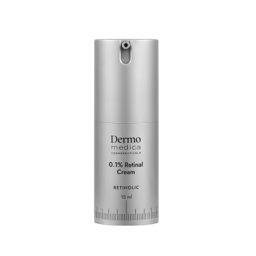 DERMOMEDICA 0,1% Retinal Cream 15 ml – Luksusowe wsparcie retinoidów w wysokiej koncentracji (wersja mini)
