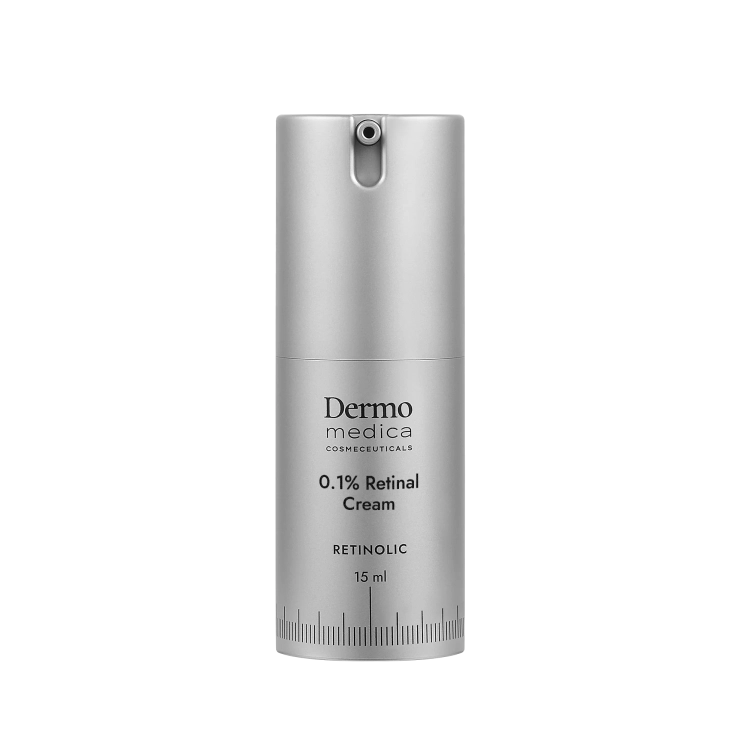 DERMOMEDICA 0,1% Retinal Cream 15 ml – Luksusowe wsparcie retinoidów w wysokiej koncentracji (wersja mini)