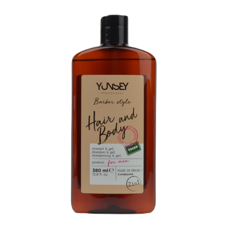 YUNSEY Men Szampon i Żel pod Prysznic 2w1 dla Mężczyzn 380ml