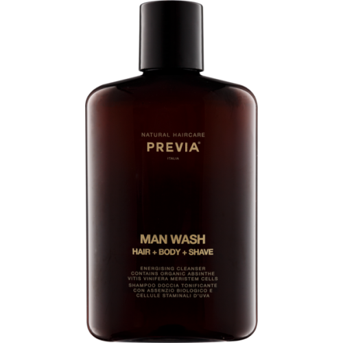 PREVIA MAN Hair &amp; Body Wash 250 ml – kąpiel do ciała i włosów