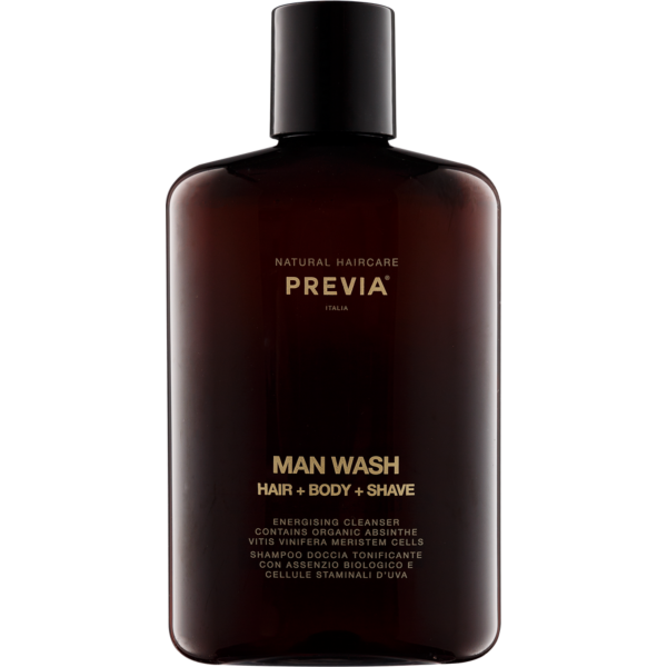 PREVIA MAN Hair &amp; Body Wash 250 ml – kąpiel do ciała i włosów