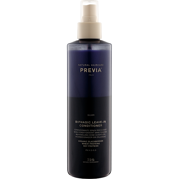 PREVIA BLACKBERRY Odżywka dwufazowa Srebrny Połysk – bez spłukiwania 200ml