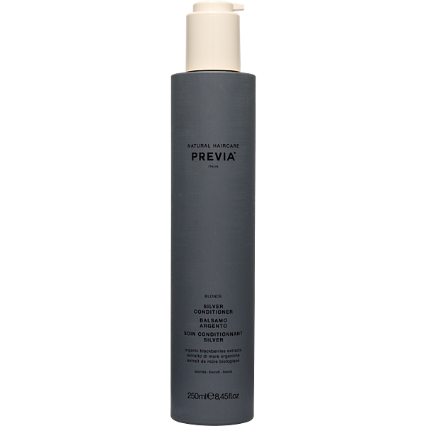 PREVIA BLACKBERRY Odżywka Srebrny Połysk – do włosów blond i siwych 250ml