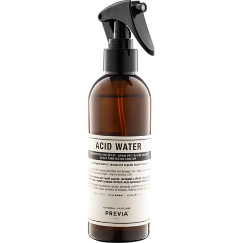 PREVIA Style &amp; Finish Acid Water – kwaśny spray do ochrony koloru włosów 200ml