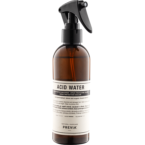 PREVIA Style &amp; Finish Acid Water – kwaśny spray do ochrony koloru włosów 200ml