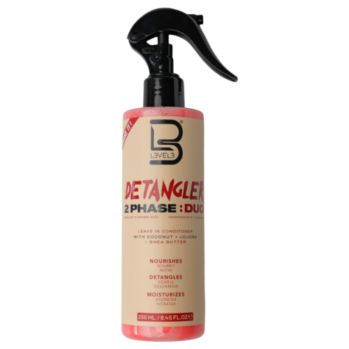 L3VEL3 2 Phase Detangler Spray 250 ml – dwufazowy spray ułatwiający rozczesywanie włosów