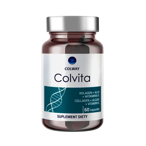 COLWAY Colvita 60 kapsułek – suplement z liofilizowanym kolagenem, algami i witaminą E