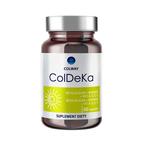 COLWAY ColDeKa 60 kapsułek – suplement z olejem z wątroby dorsza, witaminami A, D, E i K