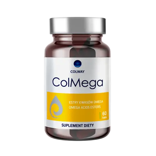 COLWAY ColMega 60 kapsułek – bioestry kwasów Omega 3-6-9 z oleju lnianego