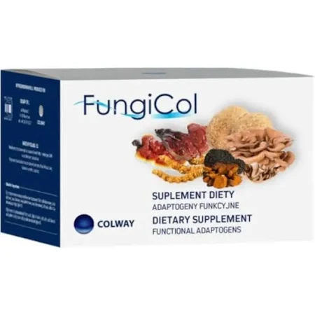 COLWAY FungiCol 60 kapsułek – kompleks 5 ekstraktów z grzybów funkcjonalnych