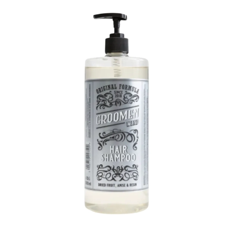Groomen Wind Szampon do Włosów 1000 ml – nawilżający szampon barberski z aloesem