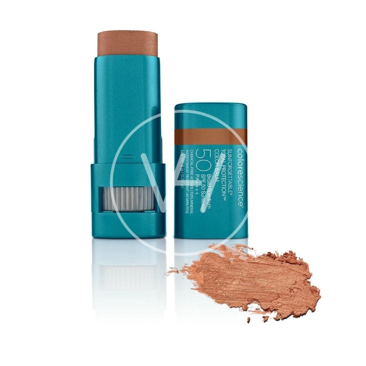 Colorescience Sunforgettable Total Protection Color Balm SPF 50 Bronze 9 g – balsam do ust i policzków