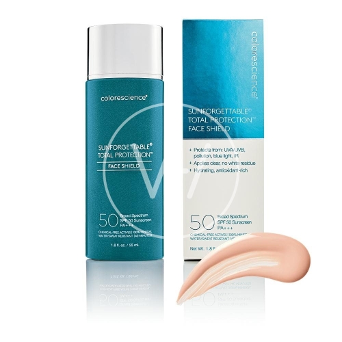 Colorescience Sunforgettable Total Protection Face Shield Classic SPF 50 55 ml – mineralna emulsja ochronna do twarzy