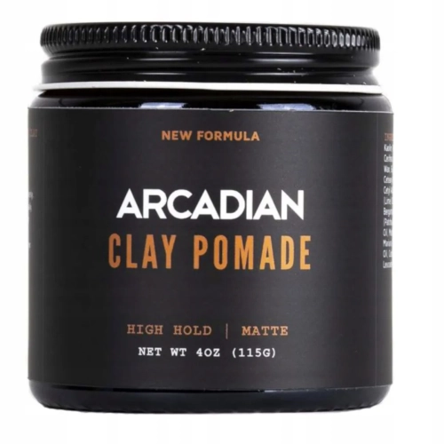 Arcadian Clay Pomade 115 g – matowa glinka do włosów o mocnym chwycie i naturalnym wykończeniu