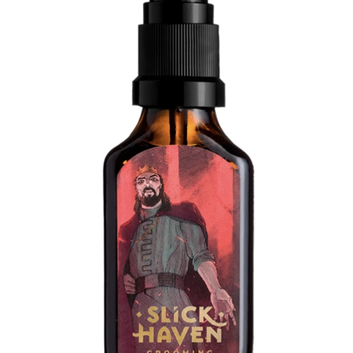 Slickhaven Bloody Monarch Olejek do Brody 30 ml – tytoniowo-skórzany olejek pielęgnacyjny
