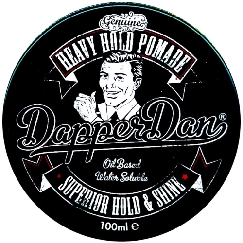 Dapper Dan Heavy Hold Pomade 100 ml – bardzo mocna pomada do włosów z połyskiem