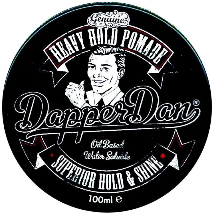 Dapper Dan Heavy Hold Pomade 100 ml – bardzo mocna pomada do włosów z połyskiem
