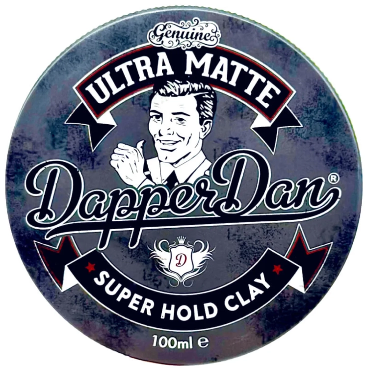 Dapper Dan Ultra Matte Super Hold Clay 100 ml – bardzo mocna matowa glinka do włosów