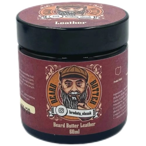 Brodaty Ślązak Beard Butter Leather 60 ml – wegańskie masło do brody