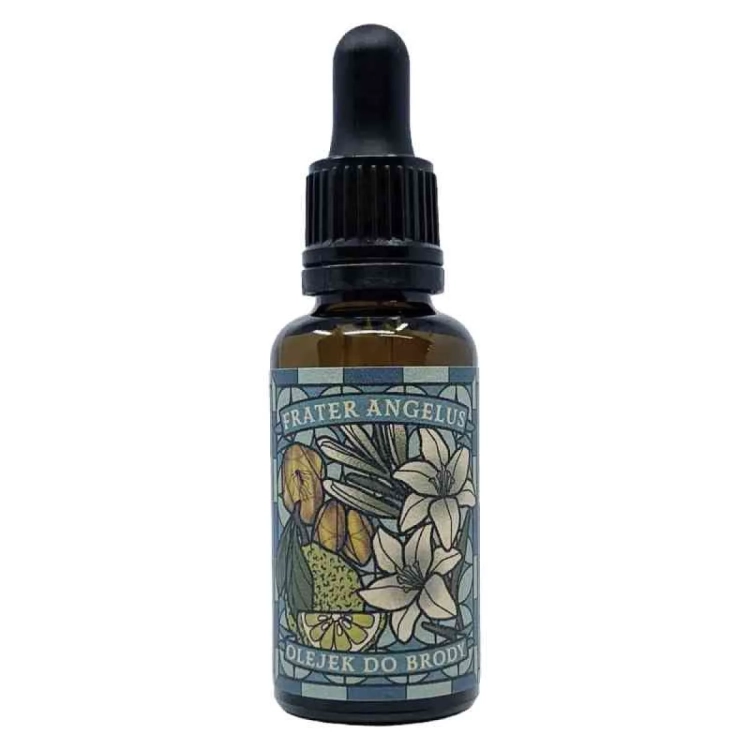 Kanclerski Frater Angelus 30 ml – olejek do brody Bergamotka, Kwiaty i Drzewo Sandałowe