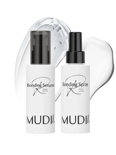 MUDII Repair Bonding System 2 × 125 ml – dwustopniowa kuracja regenerująca do włosów zniszczonych