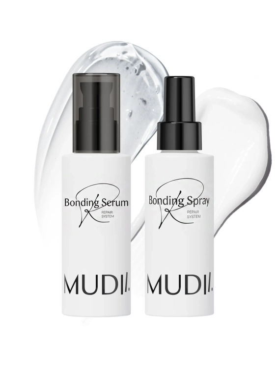 MUDII Repair Bonding System 2 × 125 ml – dwustopniowa kuracja regenerująca do włosów zniszczonych
