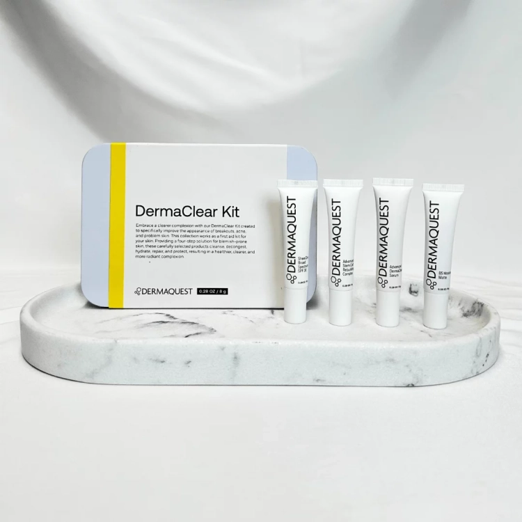 DermaQuest DermaClear Kit – zestaw 4 kosmetyków do skóry problematycznej i trądzikowej